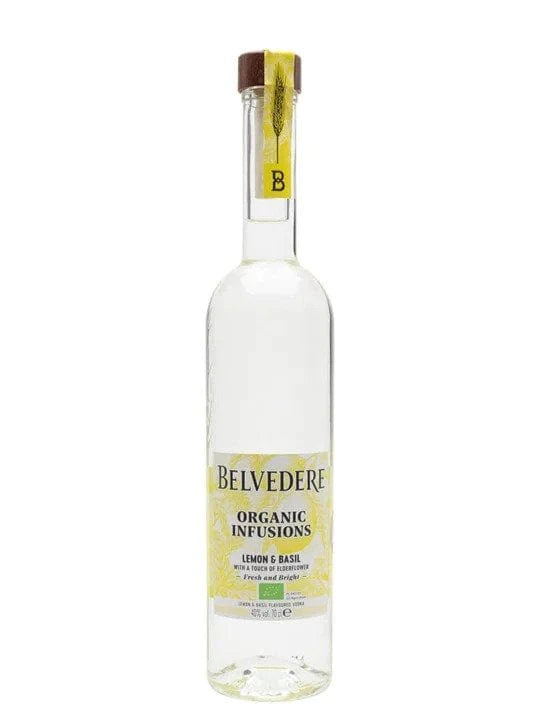 Belvedere Organic Infusions Lemon & Basil Vodka (750ml)