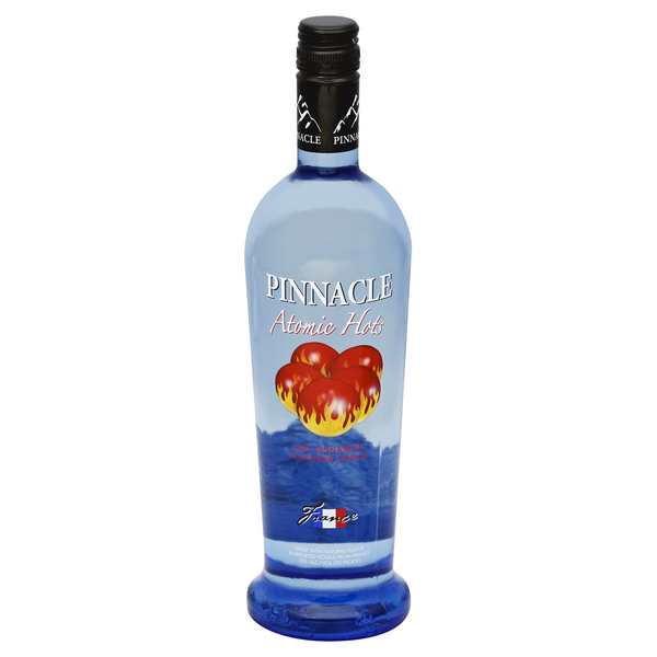 Pinnacle Vodka, Hot Cinnamon Flavored, Atomic Hots(1L)