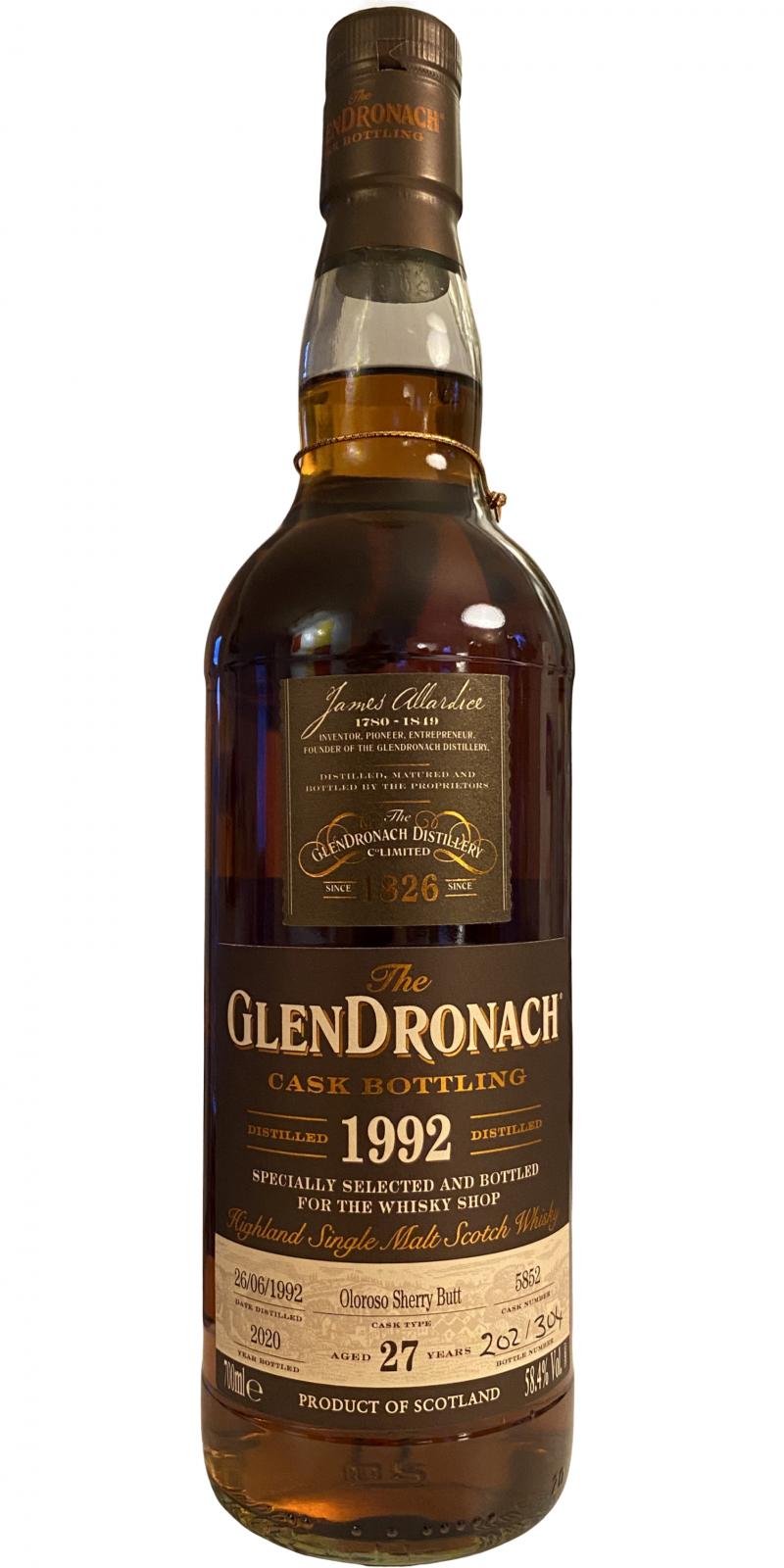 Glendronach 1992 - 29 Years Old Cask #217 2021 Release Scotch