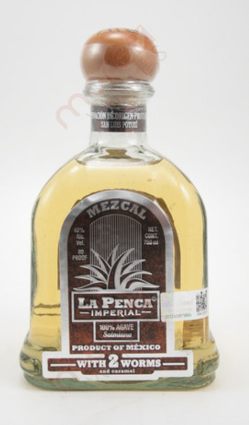 La Penca With 2 Worms And Caramel Mezcal (750mL)