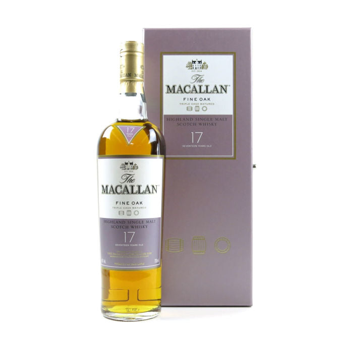 The Macallan Fine Oak 17 Year Old Single Malt Scotch Whisky (750mL