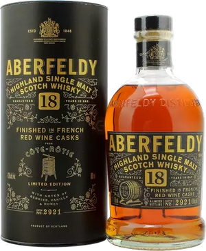 Aberfeldy 18 Year Old Tuscan Red Wine Cask Scotch (750ml)