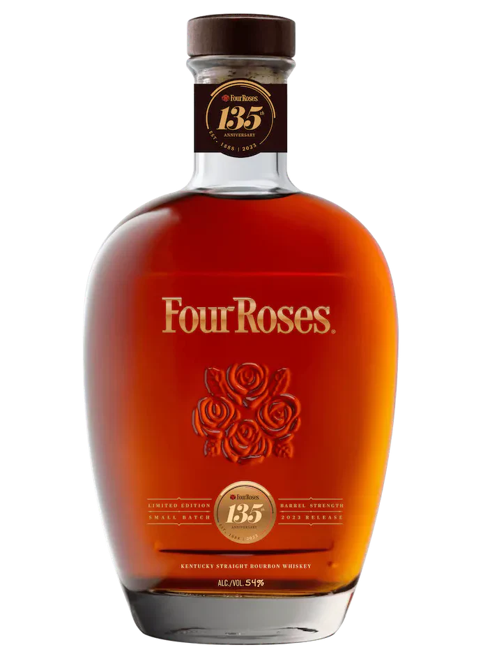 FOUR ROSES 135TH ANNIVERSARY BOURBON SMALL BATCH BARREL STRENGTH LIMITED EDITION 2021 RELEASE KENTUCKY 750ML
