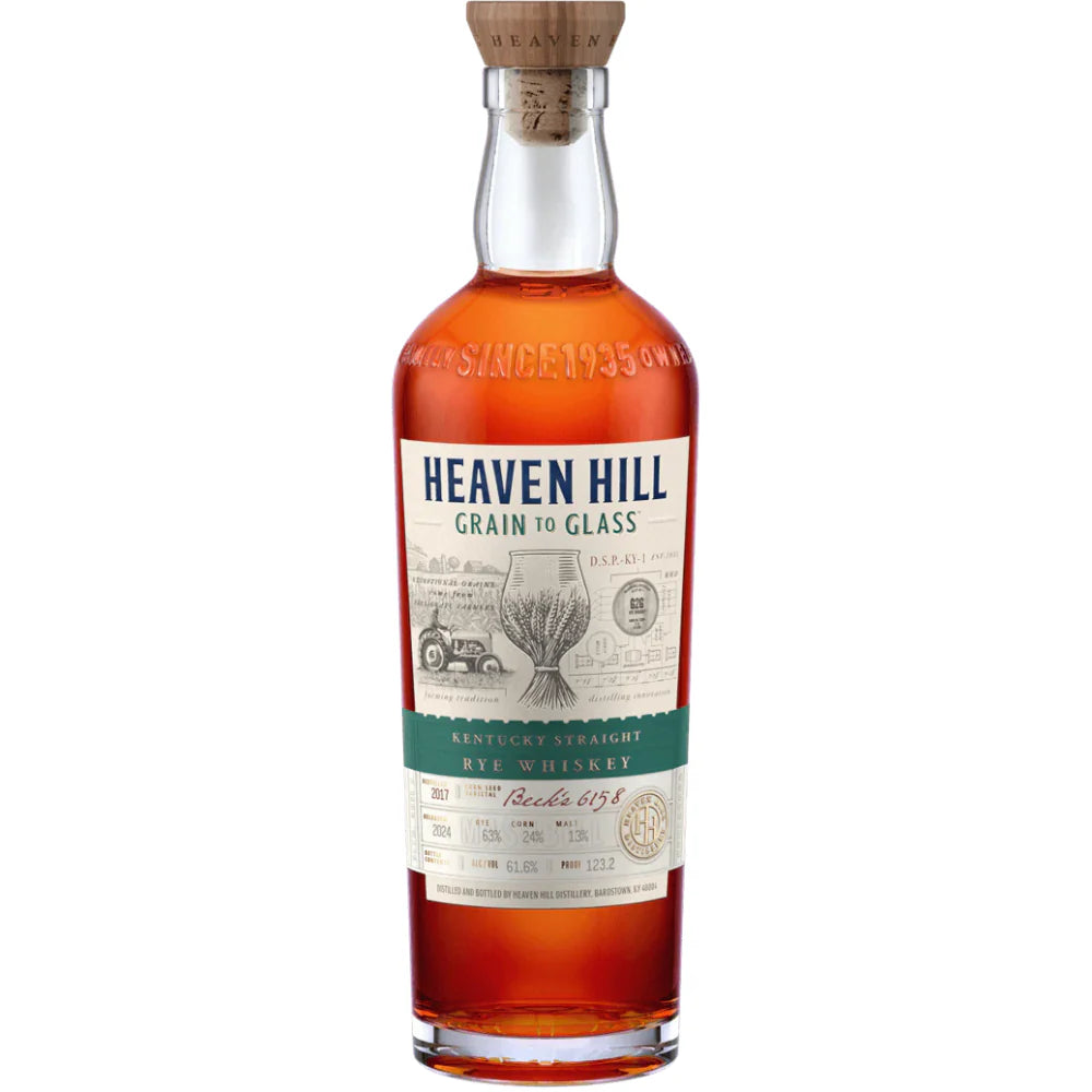 Heaven Hill Grain To Glass Kentucky Rye Whiskey