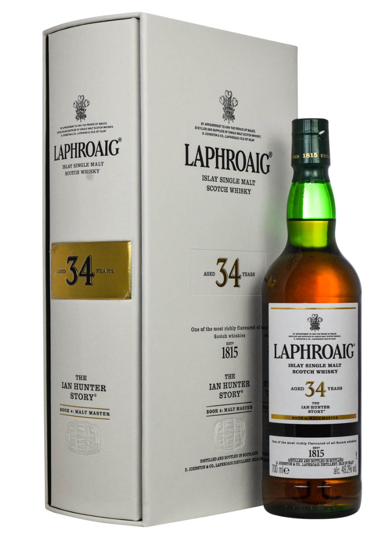 Laphroaig 34 Year Old The Ian Hunter Story Book 4 Single Malt Scotch