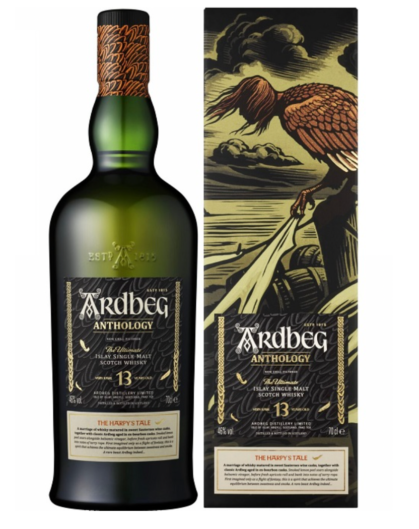 ARDBEG ANTHOLOGY THE HARPY’S TALE VERY RARE 13YR ISLAY SINGLE MALT SCOTCH WHISKEY