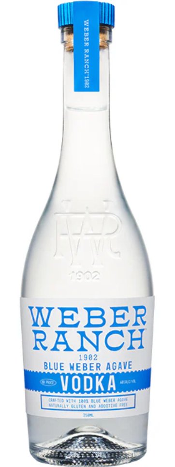 Weber Ranch Vodka Blue Weber Agave Texas 750ml