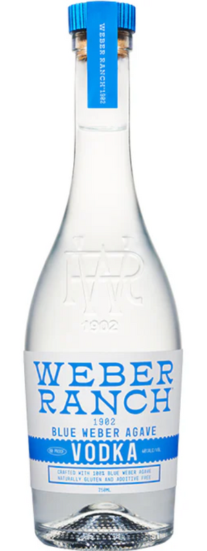 Weber Ranch Vodka Blue Weber Agave Texas 750ml