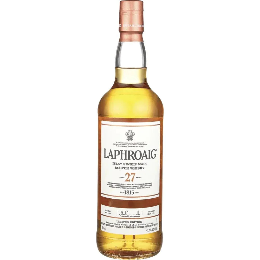 LAPHROAIG 27 YEAR ISLAY SINGLE MALT SCOTCH WHISKY