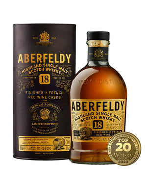 Aberfeldy Whisky 18 Year Single Malt