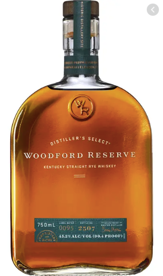 WOODFORD RESERVE- Rye Whiskey (750mL)