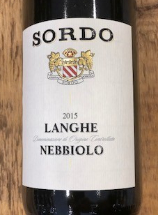 SORDO- Nebbiolo (750mL)