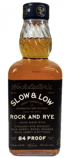 SLOW & LOW- Rye Whiskey (750mL)