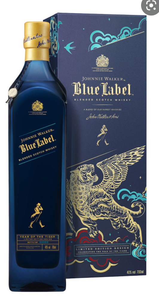 Johnnie Walker - Blue Label Year Of The Tiger (750mL) Scotch