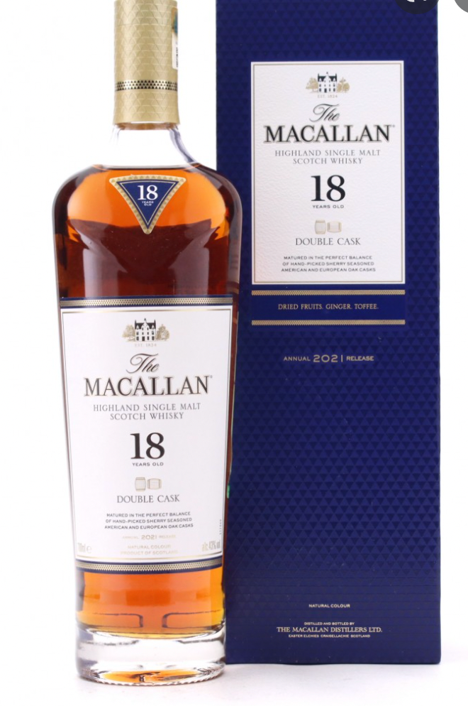 The Macallan 18 - Double Cask Annual 2021 release Scotch
