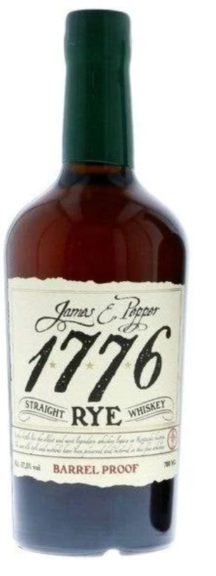 James E. Pepper 1776 Straight Rye Whiskey - Barrel Proof (750ml)