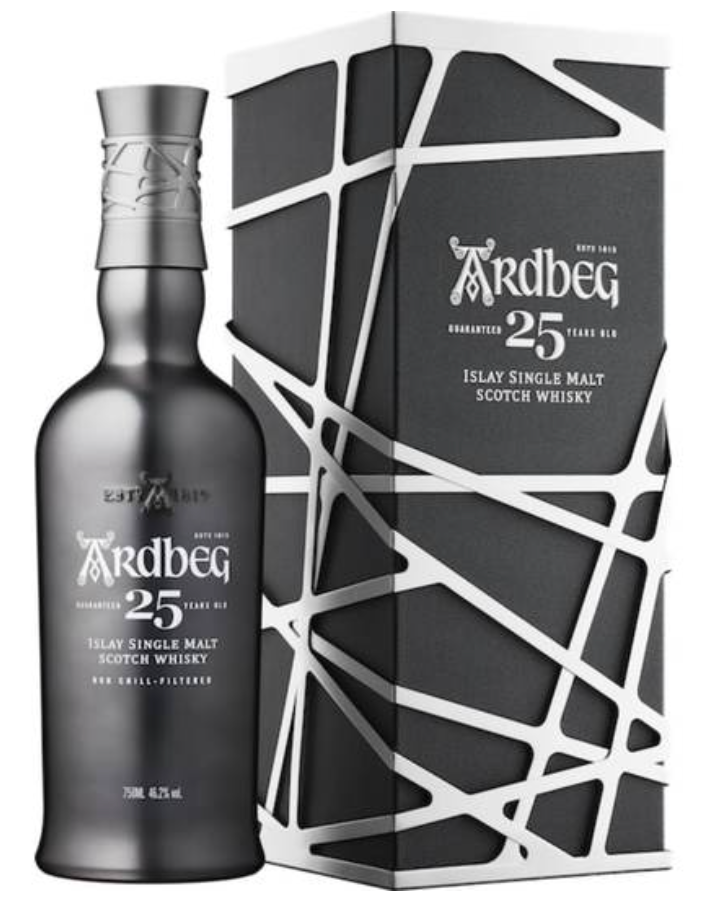 ARDBEG 25 Year Old Single Malt Scotch Whisky 750ml