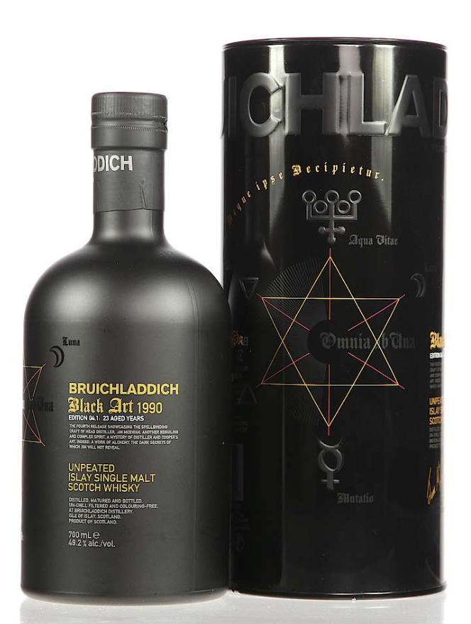 Bruichladdich Black Art 07.1 Edition 25 Year Old Unpeated Single Malt Scotch Whisky (750mL)