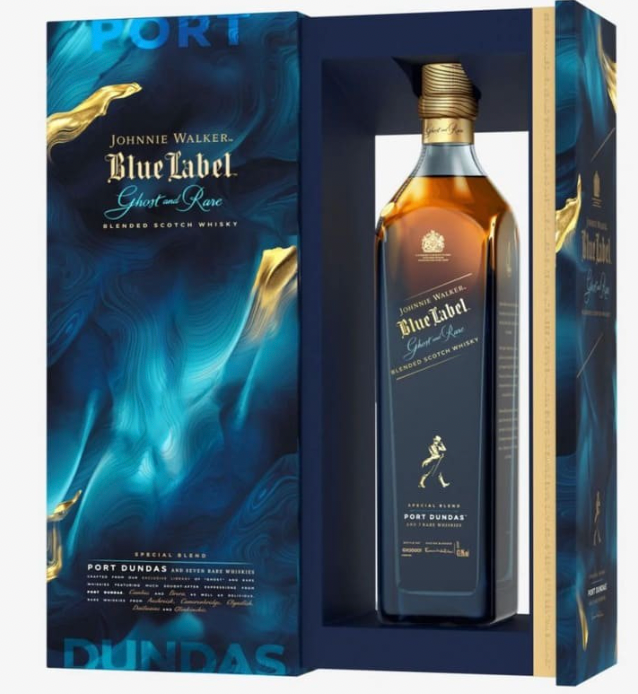 Johnnie Walker Blue Label 'Ghost and Rare' Port Dundas Blended Scotch Whisky